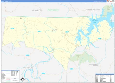 Clay County, TN Map Book - Basic