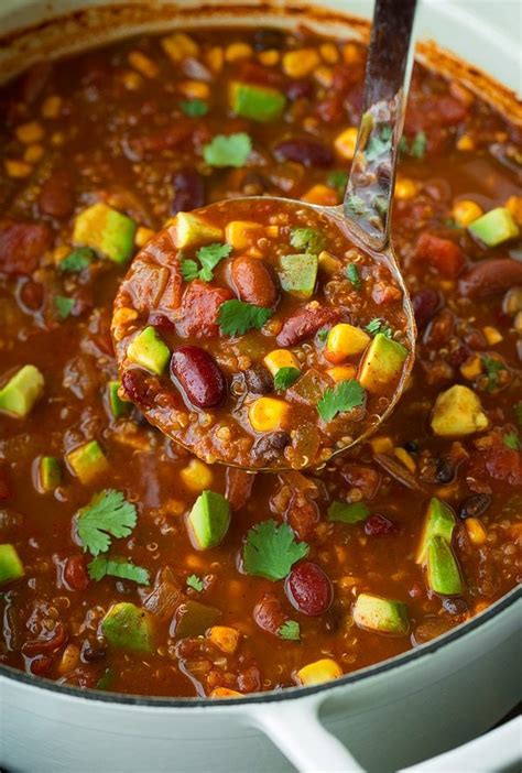 Quinoa Vegetarian Chili Recipe - Cooking Classy