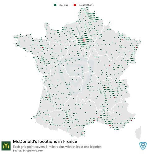 List of all McDonald's restaurant locations in France - ScrapeHero Data ...