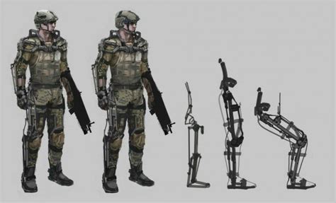 Early Call of Duty: Advanced Warfare Concept Art Tells The Story Of The Exo Suit - MP1st