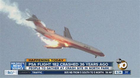 36th anniversary of Flight 182 North Park crash - YouTube