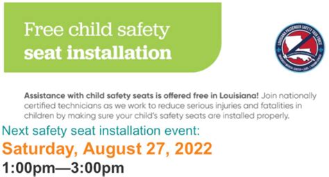 Child Safety Seat Installation | Big 102.1 KYBG-FM