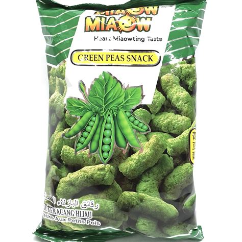 MIAOW MIAOW Green Peas Snack 60g - Wah Hing