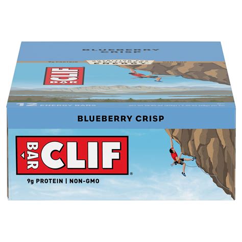 CLIF Bar® Blueberry Crisp Energy Bars 12-2.4 oz. Wrappers - Walmart.com ...