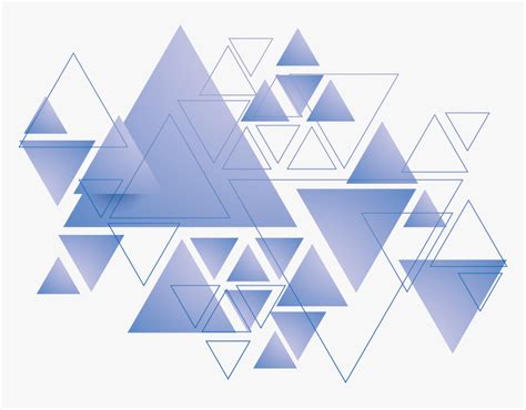 Triangle Shape Geometry Line Vector Graphics - Triangle Background Png, Transparent Png - kindpng