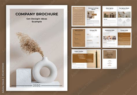 Company Brochure Stock Template | Adobe Stock