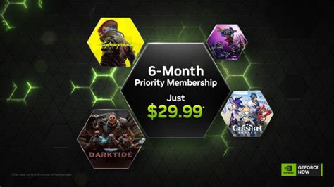 GeForce NOW 6-Month Priority Membership Now $29.99 For a Limited Time ...