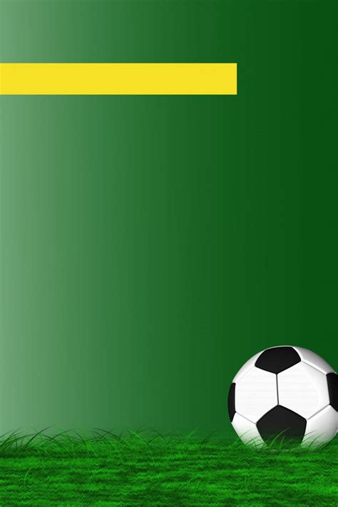 Football Advertising Poster Background On Green Lawn Wallpaper Image ...