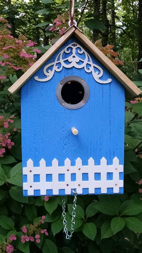 Victorian Blue bird House | Bird house kits, Bird houses painted, Bird house