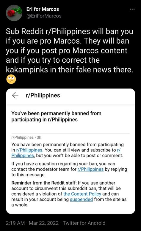 May umiiyak sa Twitter dahil na-ban siya sa subreddit na ito. : r/Philippines