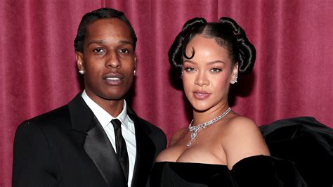 Rihanna and A$AP Rocky Arrived “Fashionably Late” in Matching Outfits ...