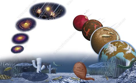 Formation of Earth - Stock Image - C043/1106 - Science Photo Library