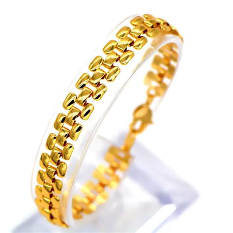 High Quality Celebrity Gold/Silver colour Fashion Bracelet Unisex ...