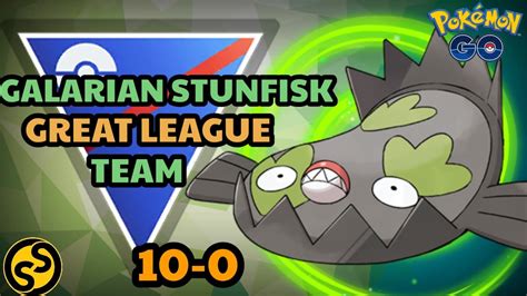 Galarian Stunfisk is Always Be the winner in the Great league - YouTube