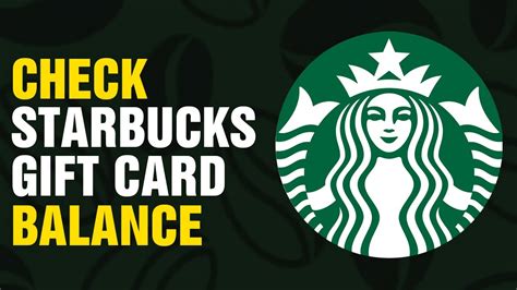 How To Check The Balance On a Starbucks Gift Card (2024) - YouTube