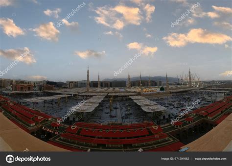 Holy Masjid Located City Madinah Saudi Arabia One Largest Mosque ...