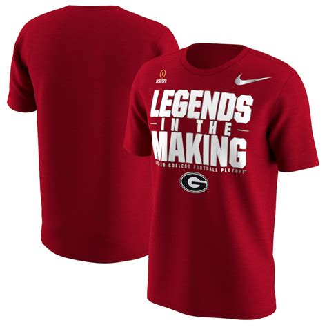 Georgia Bulldogs Nike 2017 College Football Playoff Bound Verbiage T-Shirt - Red