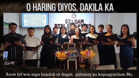 O Haring Diyos, Dakila Ka | Lyrics | SBBC Choir | Crossmap Videos PH