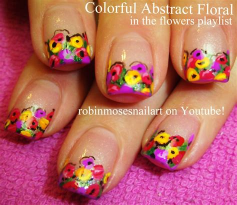 Robin Moses Nail Art: rainbow nail art, cutest rainbow nails, bright ...