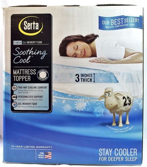 Serta Soothing Cool Mattress Topper King - A Review Of The Serta Rest 3 Gel Memory Foam Mattress ...