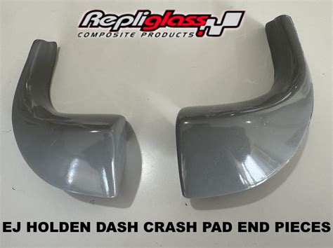 HOLDEN EJ INTERIOR DASH CRASH PAD END PIECES (pair) IN FIBREGLASS ...