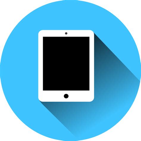 Blue Tablet - Openclipart