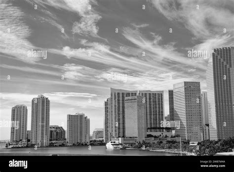 photography of miami downtown skyline of metropolis. miami downtown skyline Stock Photo - Alamy