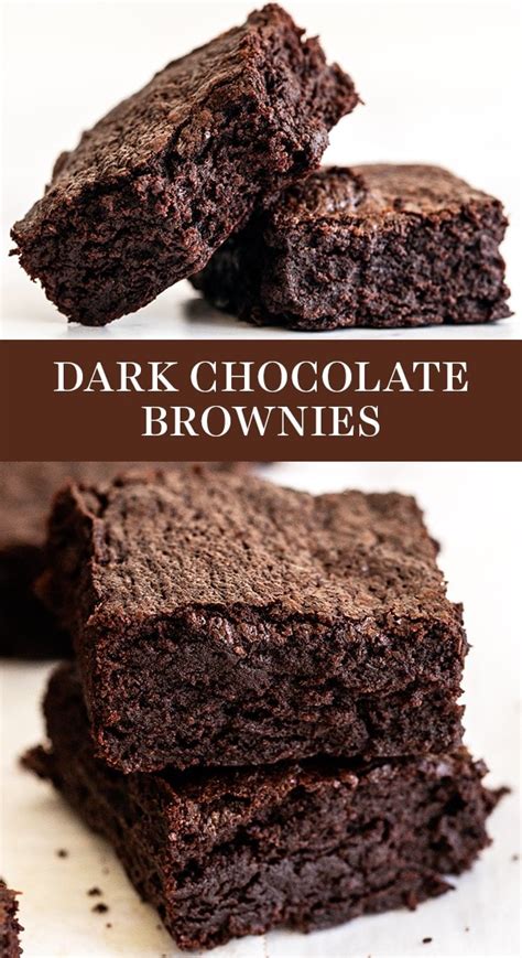 Dark Chocolate Brownies - Handle the Heat