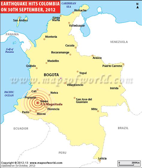 Earthquakes in Colombia