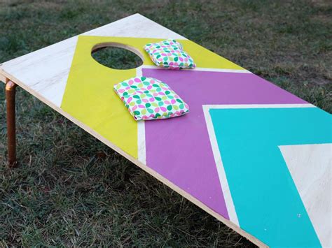 How to Make Designer Cornhole Boards | HGTV's Decorating & Design Blog ...