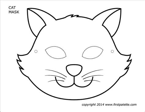 Cat Mask Printable