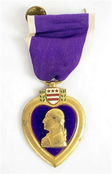 Lot - Vintage Purple Heart Military Medal