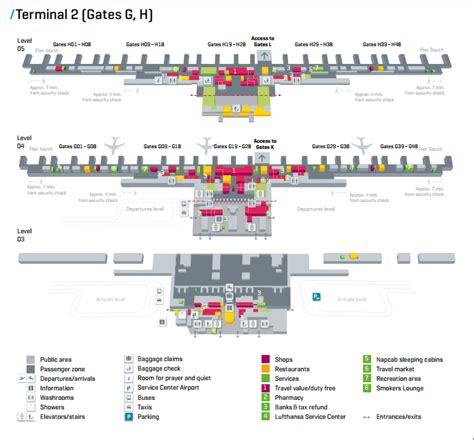 Munich International Airport Terminal Map