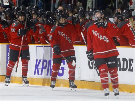 Photo gallery: The PWHL Ottawa home opener was an action packed evening ...