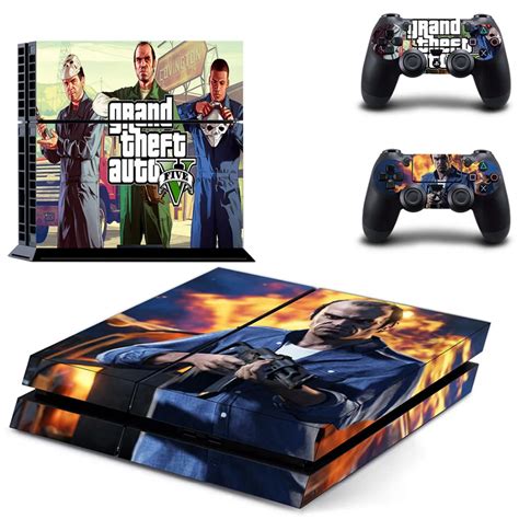 Game Grand Theft Auto V GTA 5 PS4 Skin Sticker - ConsoleSkins.co