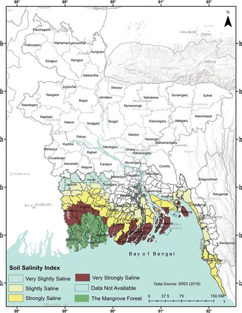 3 Soil salinity map of coastal Bangladesh. | Download Scientific Diagram