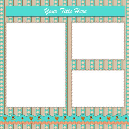 Beach Scrapbook Layouts | LoveToKnow | Beach scrapbook layouts ...