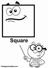 Square Coloring Pages Printable sketch template