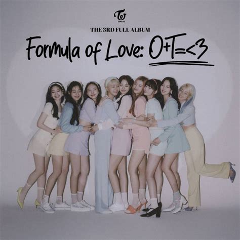 TWICE - FORMULA OF LOVE: O+T=3 (ALBUM COVER) by Kyliemaine on DeviantArt