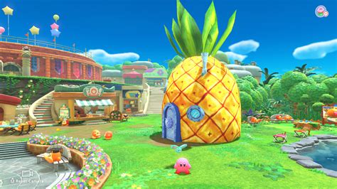 Kirby's Pineappple House [Kirby and the Forgotten Land] [Mods]