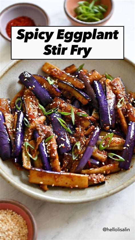 Spicy eggplant stir fry – Artofit