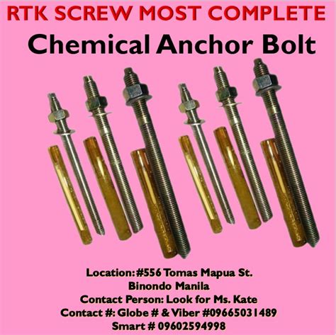 Chemical Anchor Bolt on Carousell