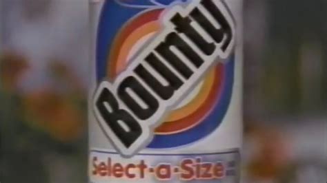 1990 Bounty Paper Towel Commercial - YouTube