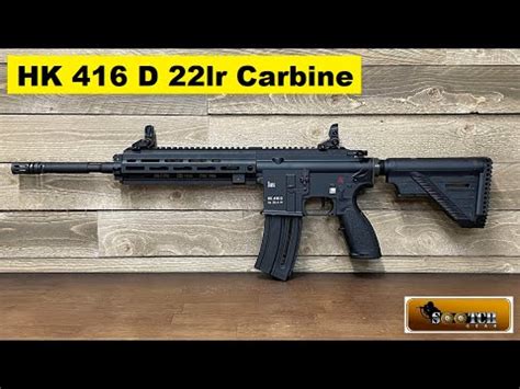 HK 416 D 22 LR Carbine Review - YouTube