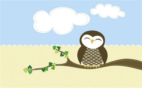 Cute Owl Cartoon Wallpapers - Wallpaper Cave