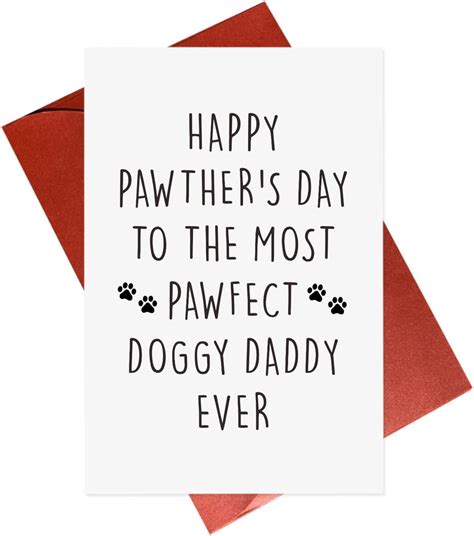 Funny Dog Dad Card,Father's Day Card,Fathers Day Cards : Amazon.ca: Office Products