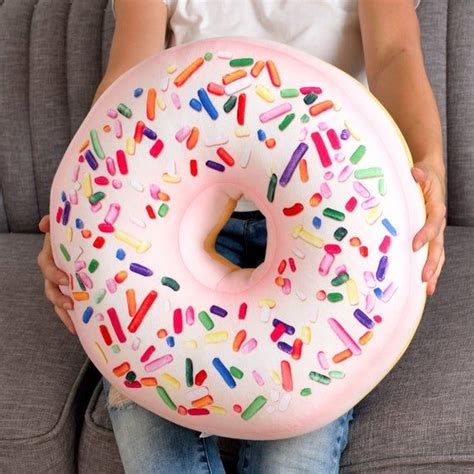 Big Pink Donut Pillow / Doughnut Pillow / Donut Cushion / Food - Etsy | Donut pillow, Doughnut ...