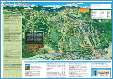 Vail Hiking Trail Map - TravelsFinders.Com