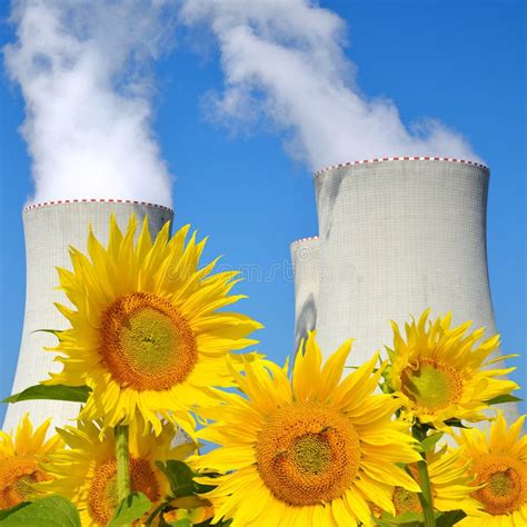 Nuclear Power Plant Temelin Stock Image - Image of radiation, chimney: 55988901