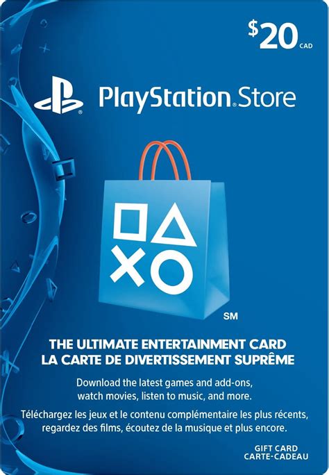 PlayStation Network Card - $20 Gift Card Edition: Playstation: Computer and Video Games - Amazon.ca